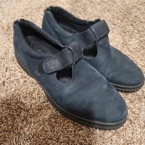 ECCO Blue Mary Jane Shoes Size 38